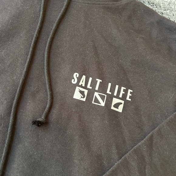 SALT LIFE Live Salty “Fish Dive Surf” Hoodie - Picture 3 of 7